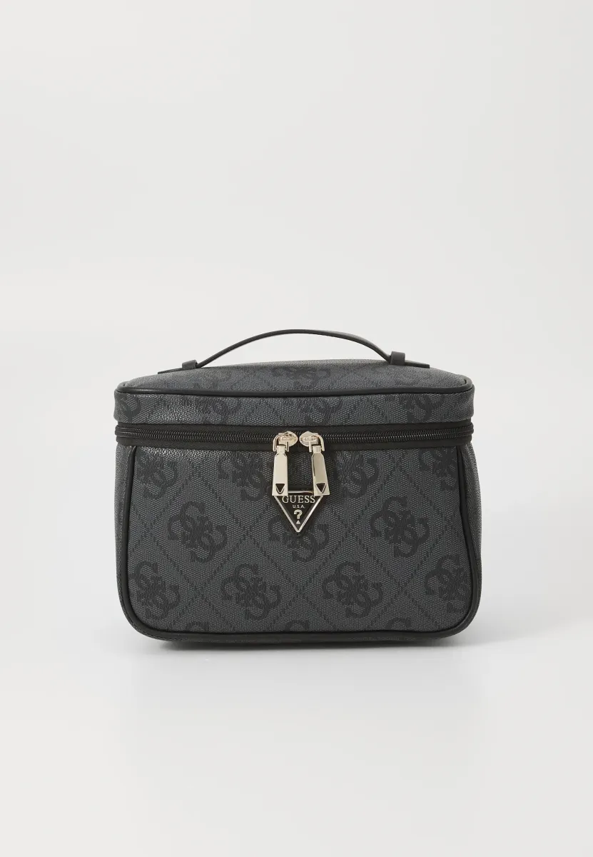 BERTA TOILETRY TRAIN CASE - Kosmetiktasche - coal