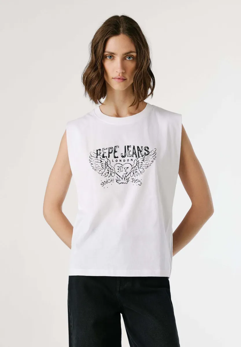 BERTHA - Top - white