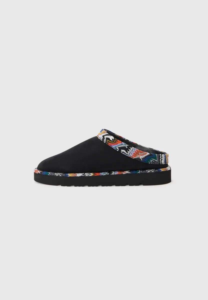 BETH - Hausschuh - black/multi blue