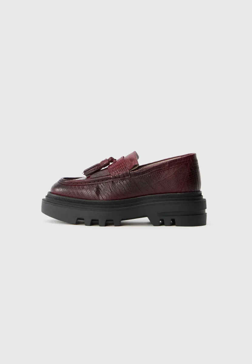 BETH - Slipper - port red
