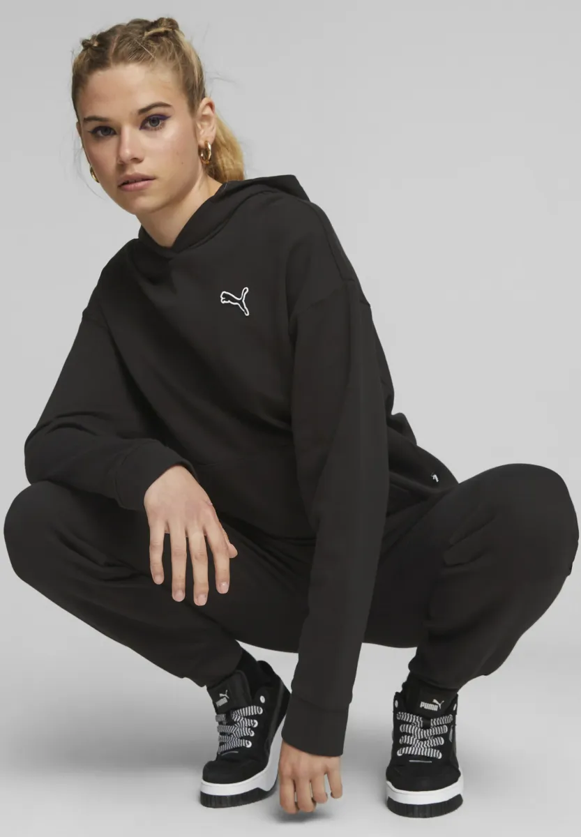 BETTER ESSENTIALS - Kapuzenpullover - black