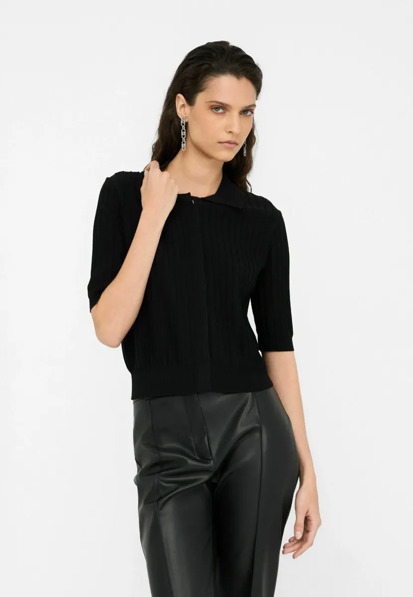 BETTER - Strickjacke - black