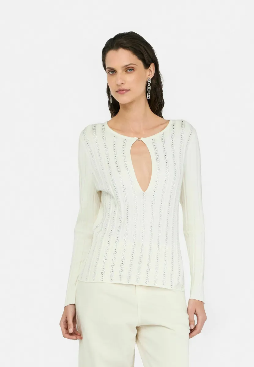 BETTER - Strickpullover - white