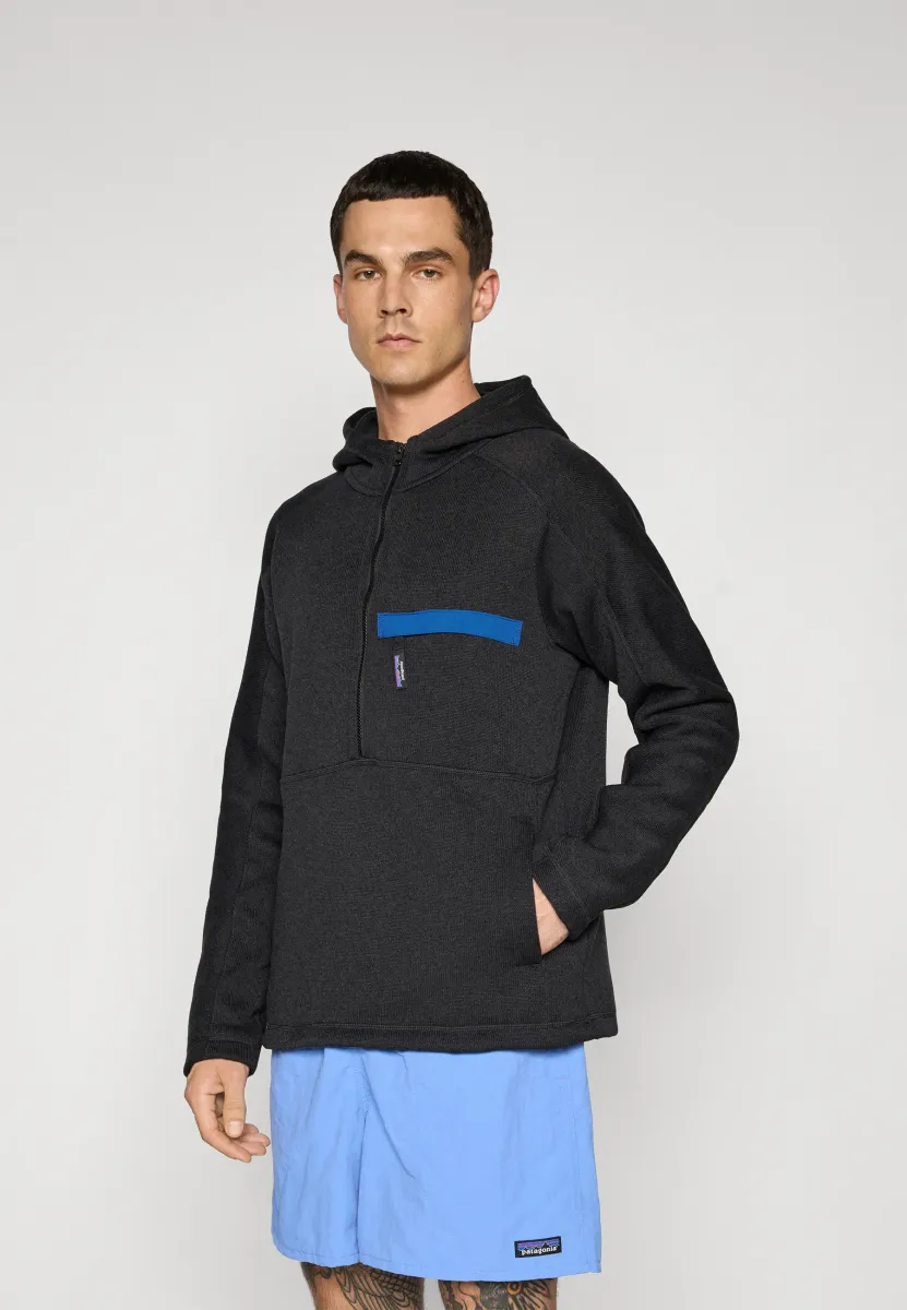 BETTER SWEATER 1/2 ZIP  - Strickpullover - black