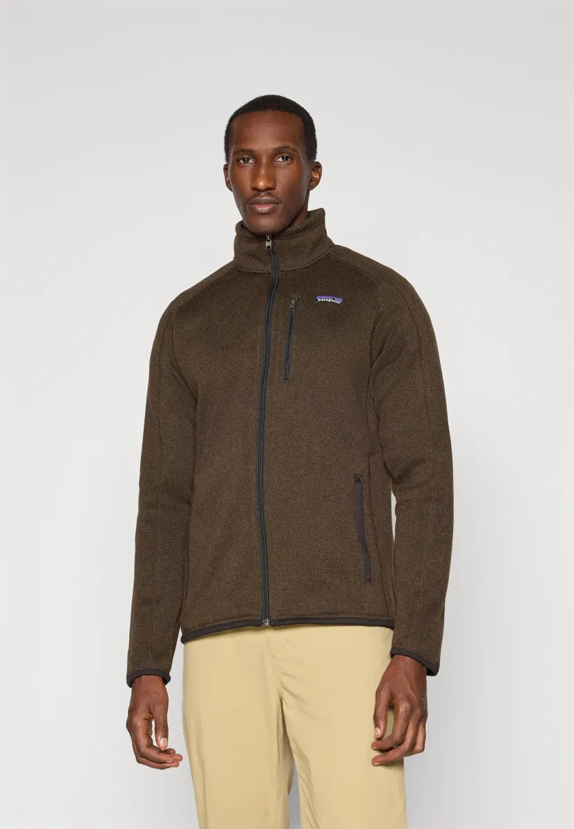 BETTER SWEATER - Sweatjacke - otter brown