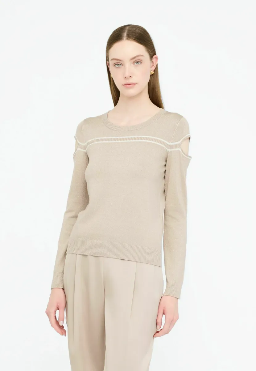 BETTER TOP - Strickpullover - beige