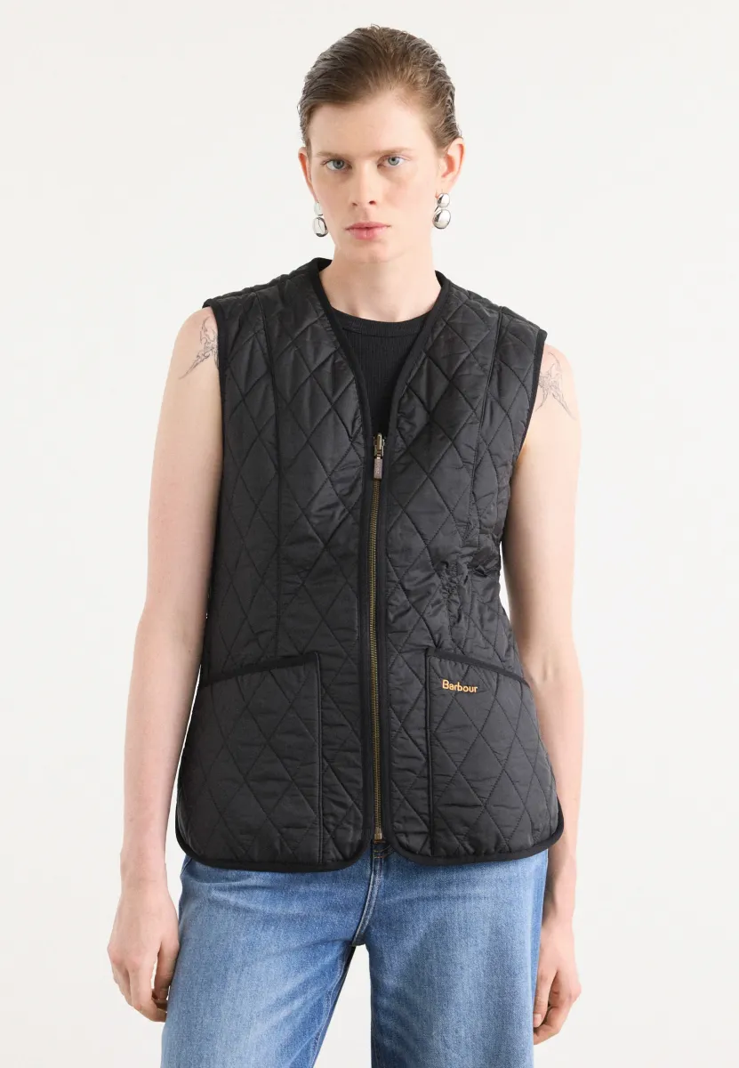 BETTY LINER - Weste - black/black