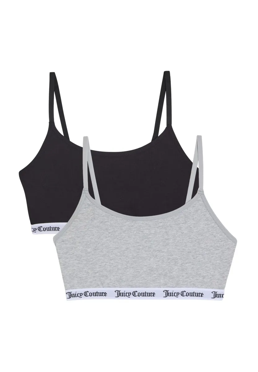 BH SCOOP REN 2PACK - Bustier - black/silver marl