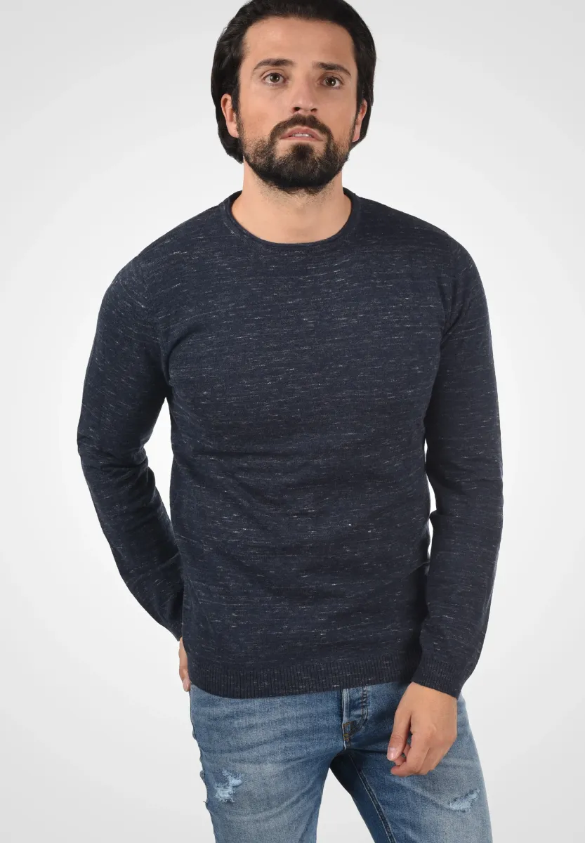 BHAdrian - Strickpullover - dark navy