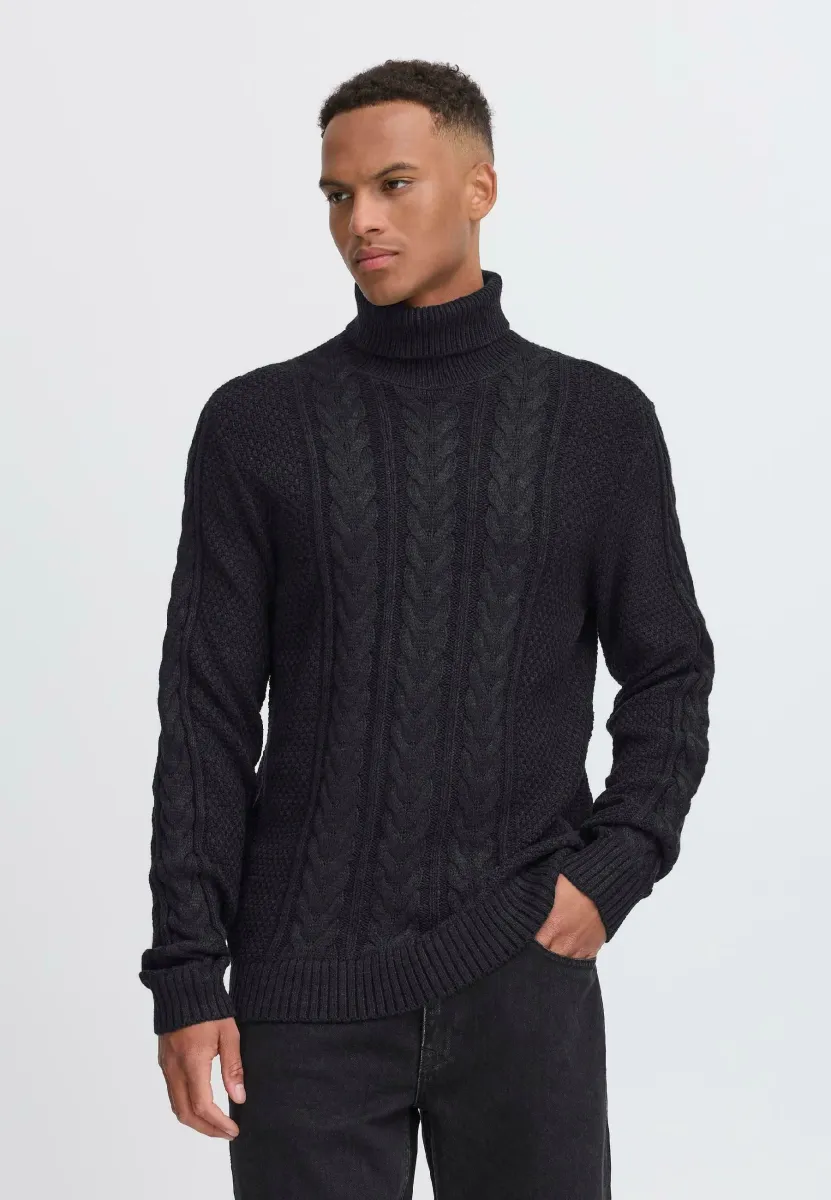 BHBASIM - Strickpullover - black