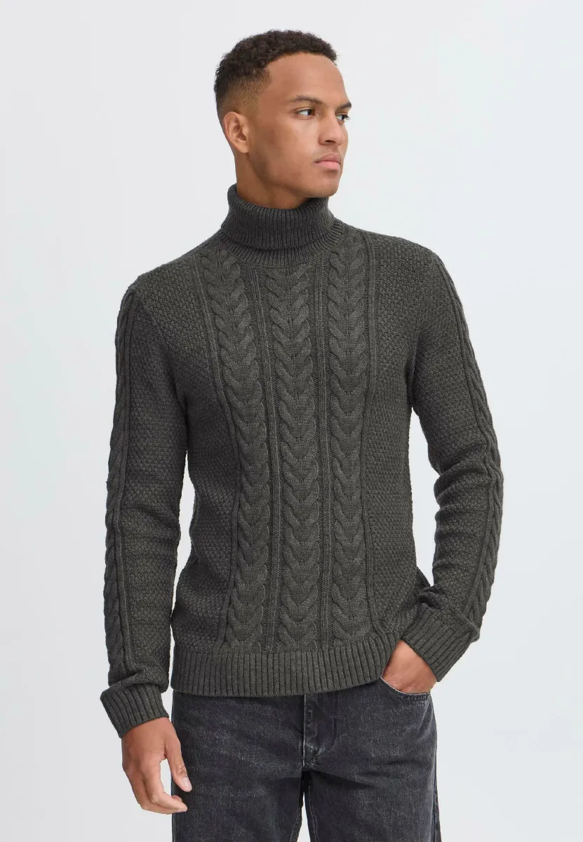 BHBASIM - Strickpullover - charcoal mix