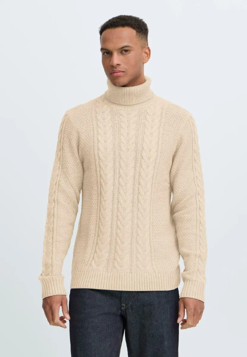 BHBASIM - Strickpullover - oyster gray