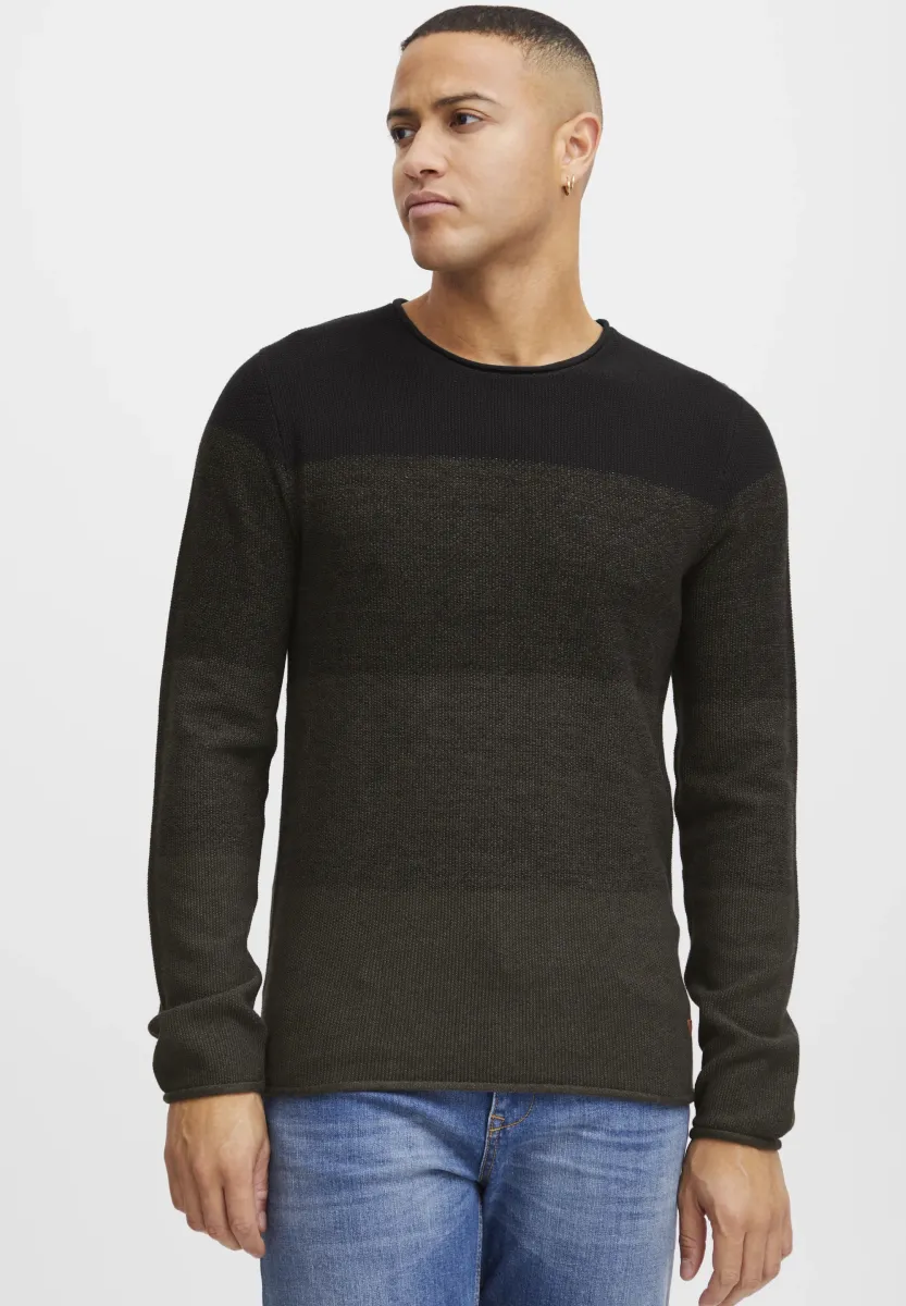 BHBenno - Strickpullover - black