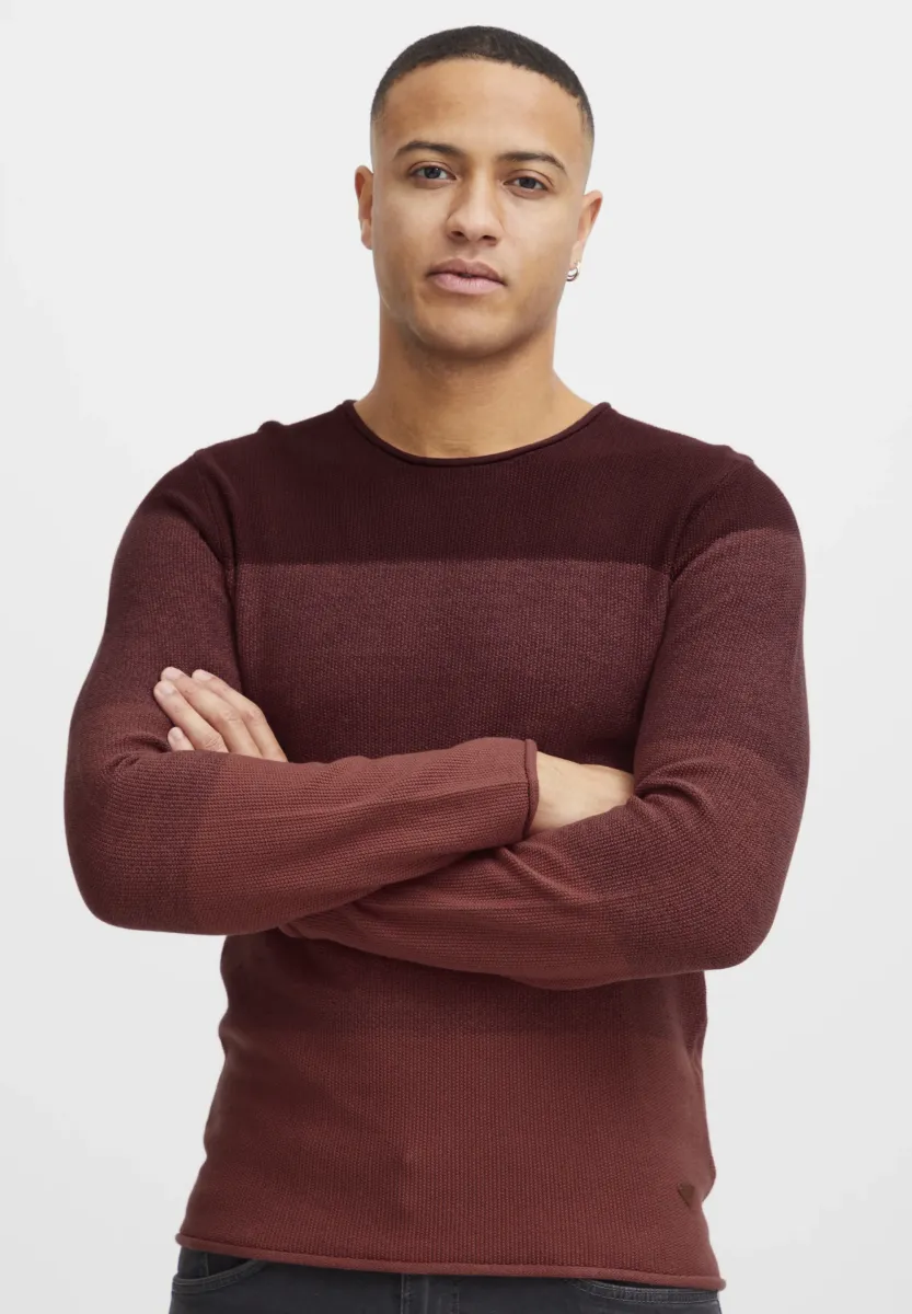 BHBenno - Strickpullover - wine red