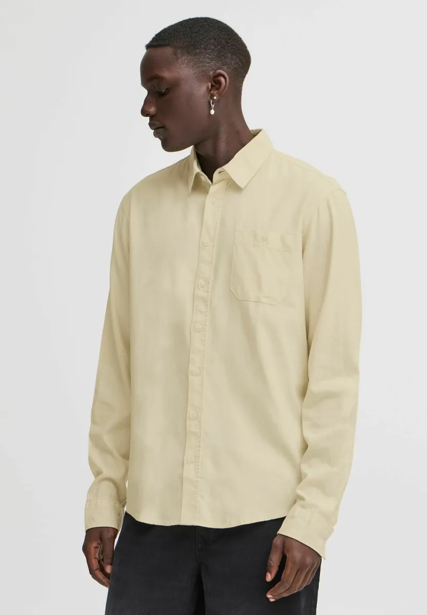 BHBOBBY LINEN MIX - Hemd - bleached sand