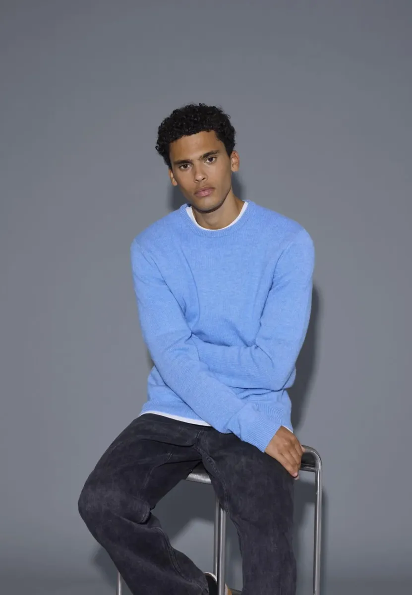 BHBRANKO - Strickpullover - delft melange
