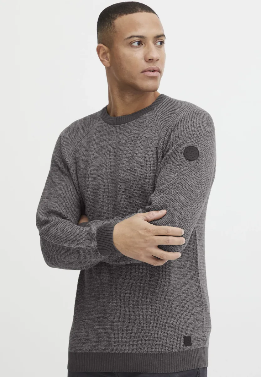 BHComen - Strickpullover - pewter mix