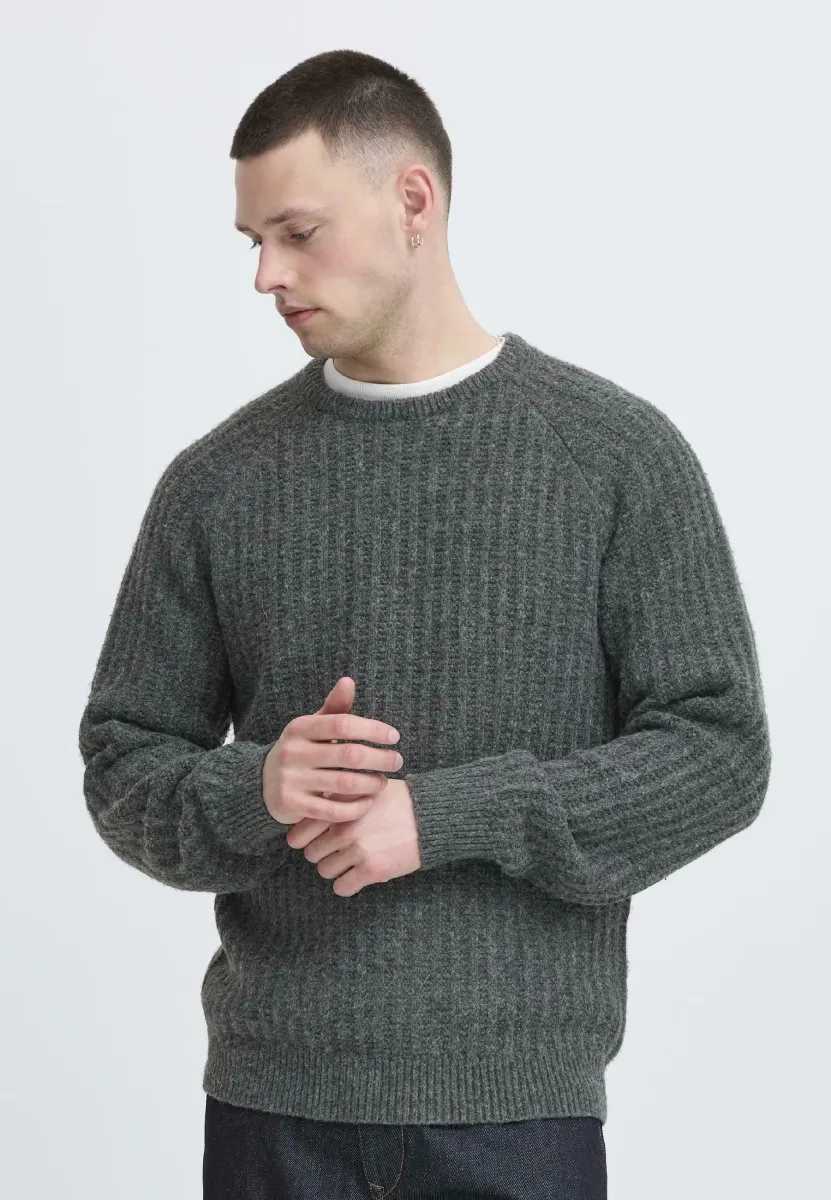 BHDEXTER - Strickpullover - iron gate