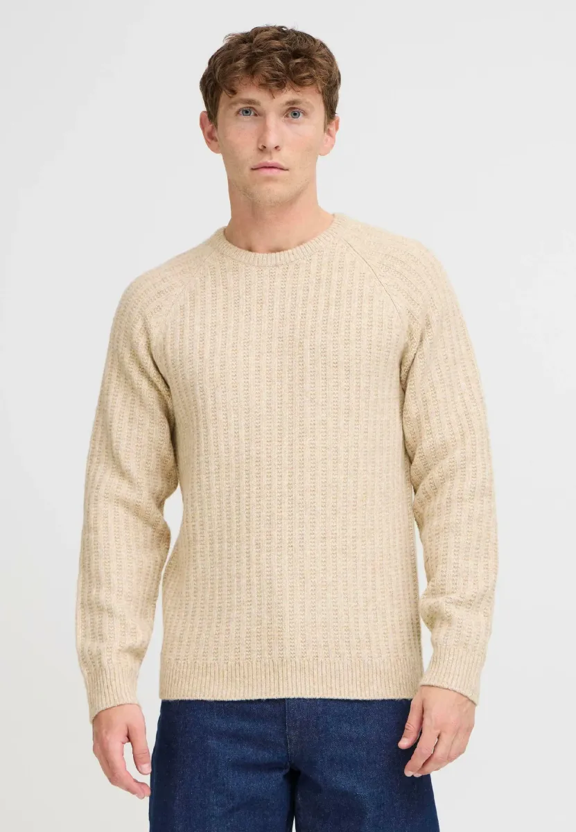 BHDEXTER - Strickpullover - oyster gray