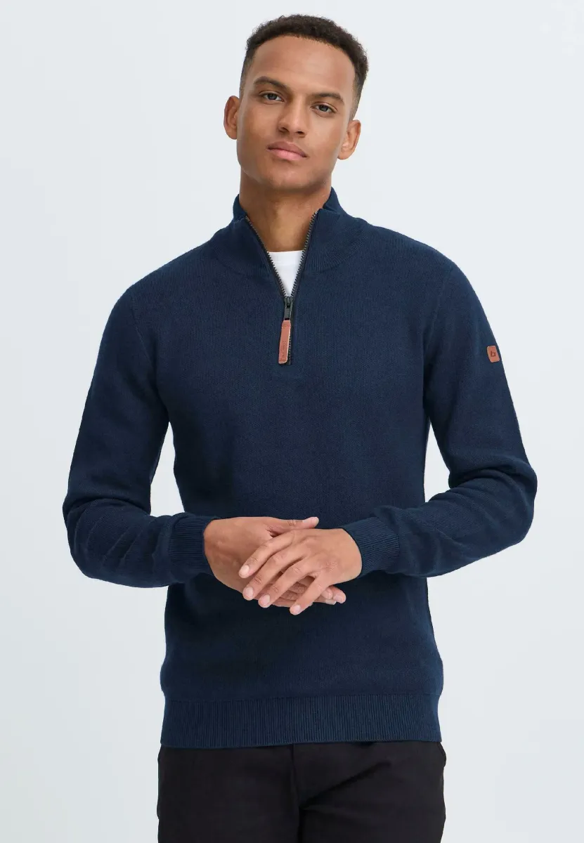 BHFINTOS - Strickpullover - dress blues