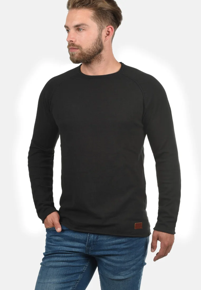 BHJohn - Strickpullover - black