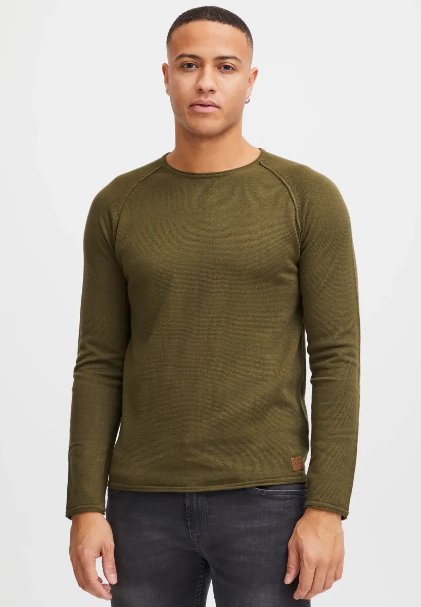 BHJohn - Strickpullover - burnt oliv