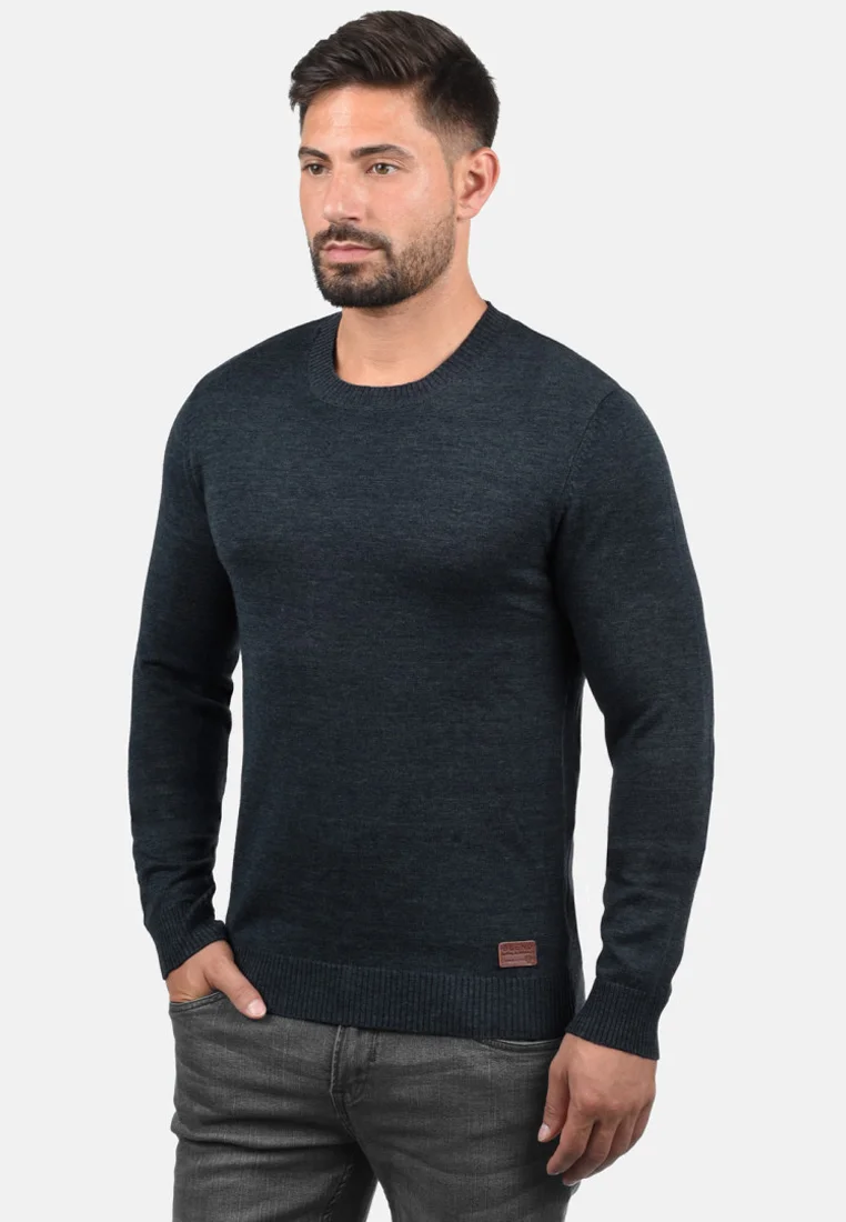 BHLars - Strickpullover - navy