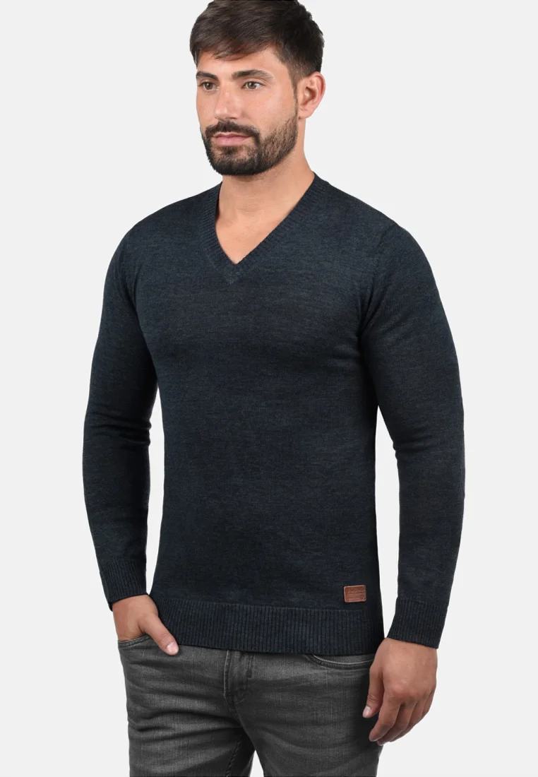BHLASSE - Strickpullover - navy