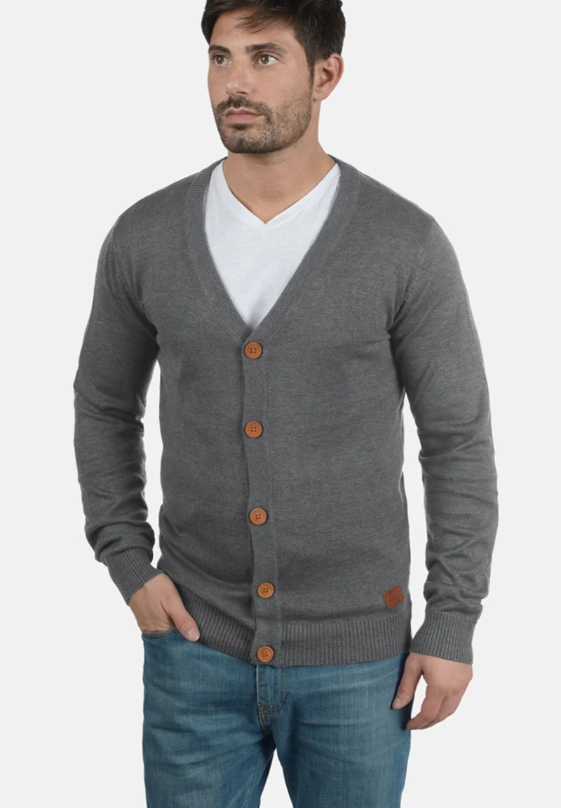 BHLennard - Strickjacke - pewter mix