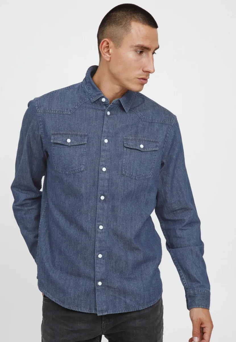 BHNANTES - Hemd - denim middle blue