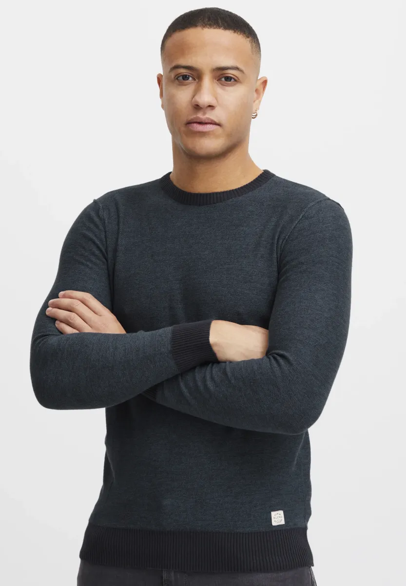 BHNathan - Strickpullover - dark navy