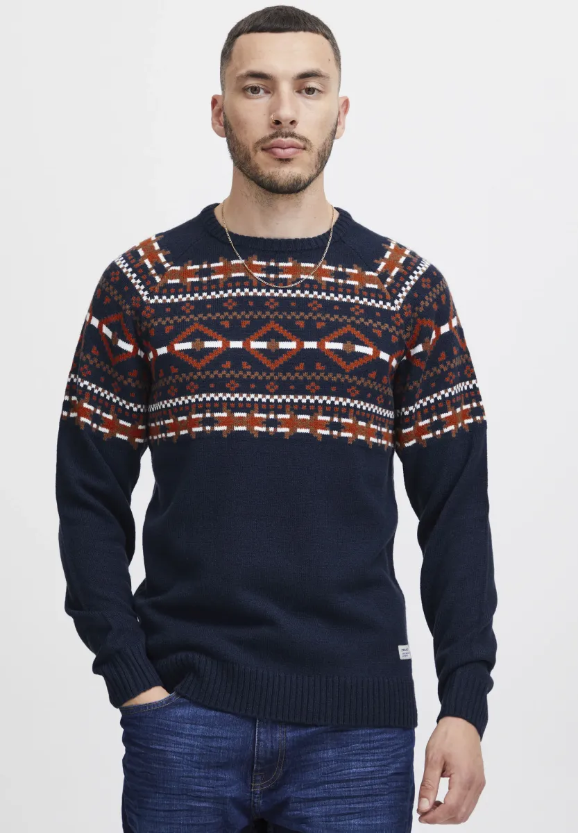 BHNILAS - Strickpullover - dress blues