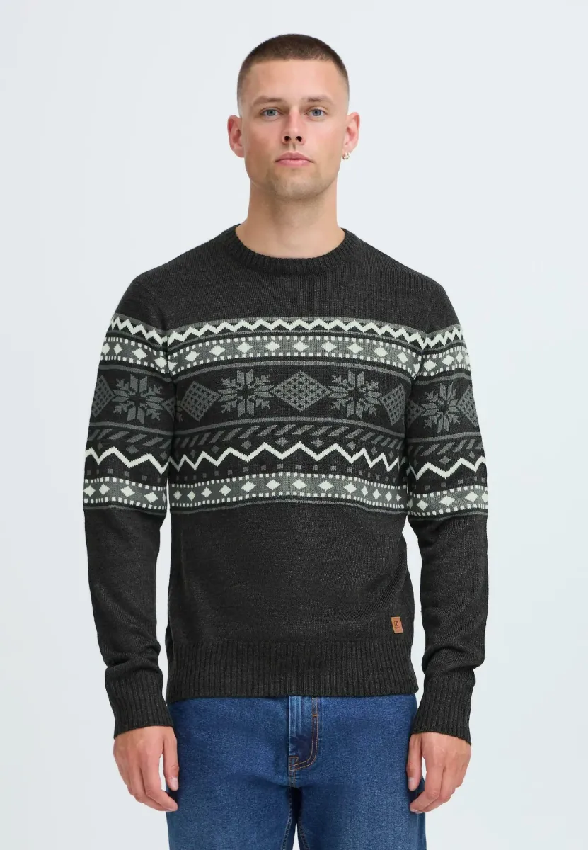 BHNOHR - Strickpullover - black