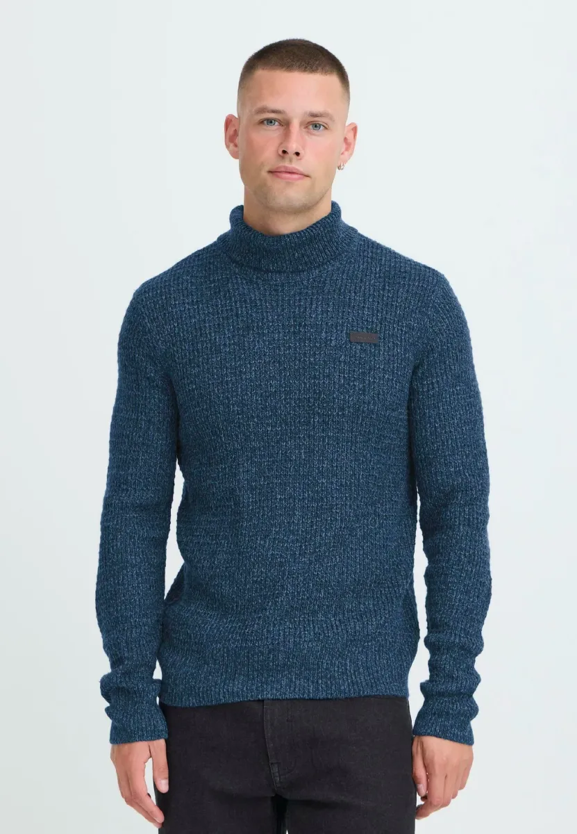 BHPATTA - Strickpullover - dress blues melange