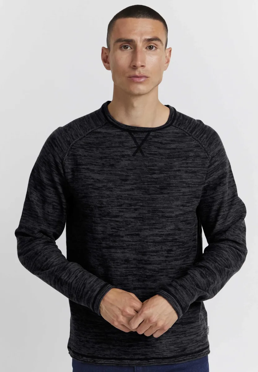 BHPULLOVER - Strickpullover - black