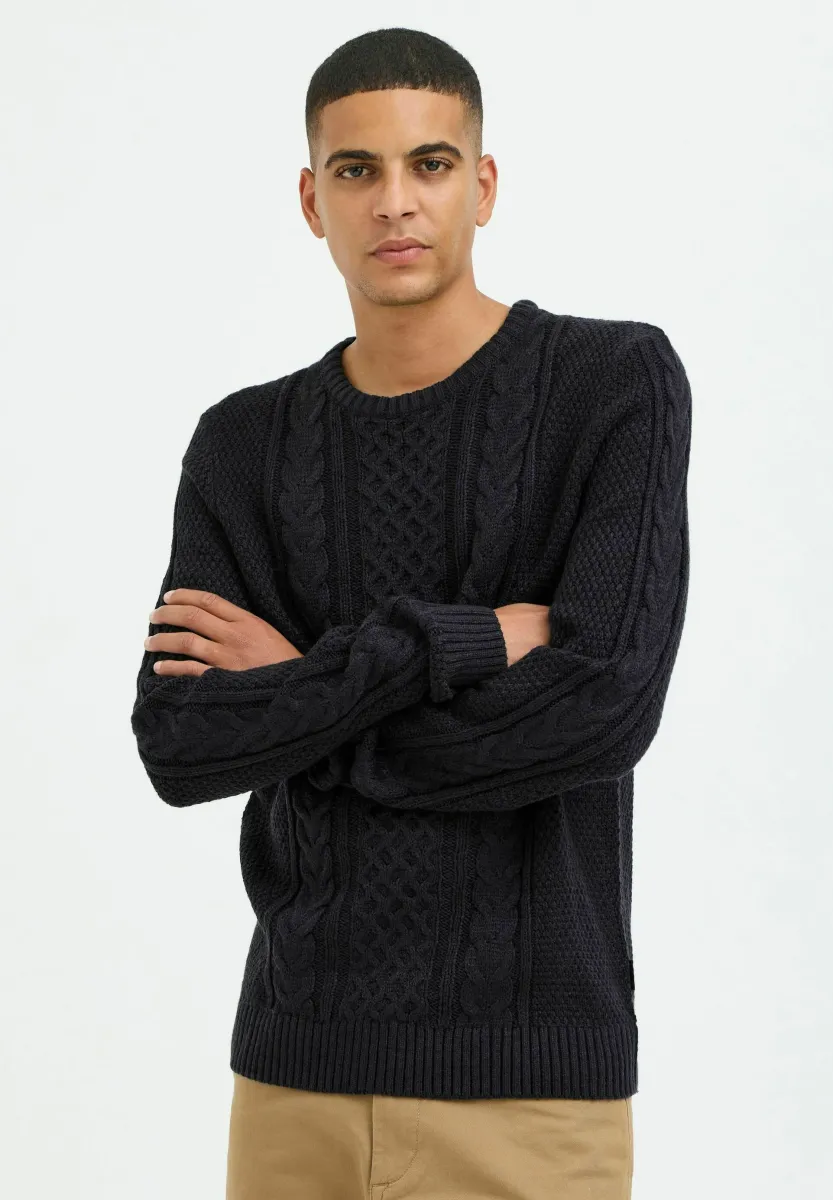 BHPullover - Strickpullover - black