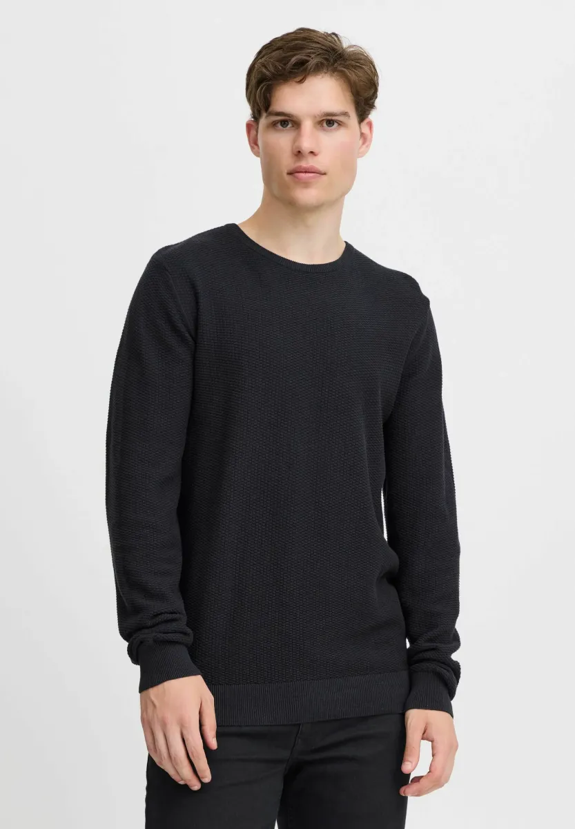 BHPULLOVER - Strickpullover - black