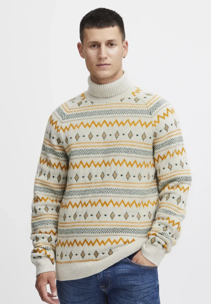 BHPULLOVER - Strickpullover - oyster gray