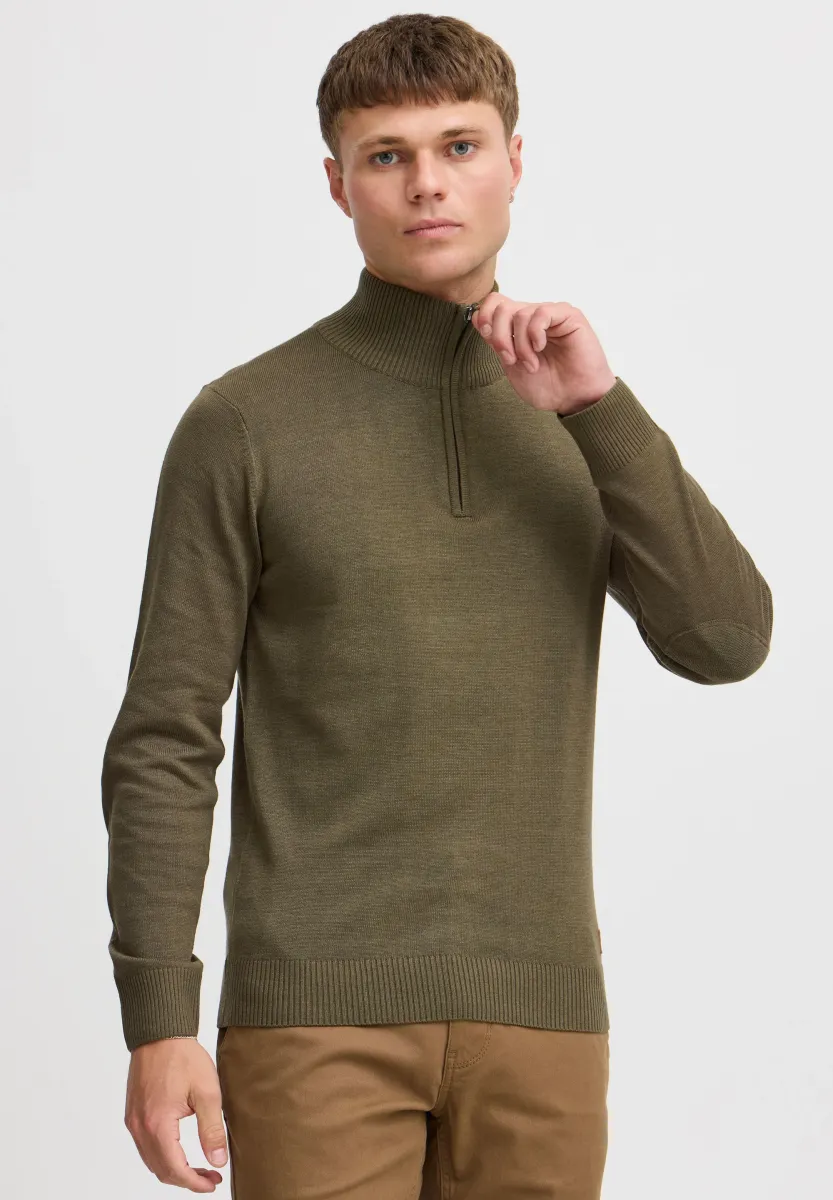 BHROBIN - Strickpullover - olive
