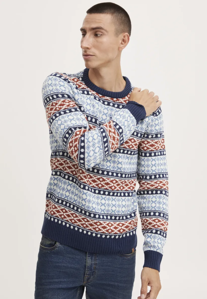BHTjorben - Strickpullover - dress blues