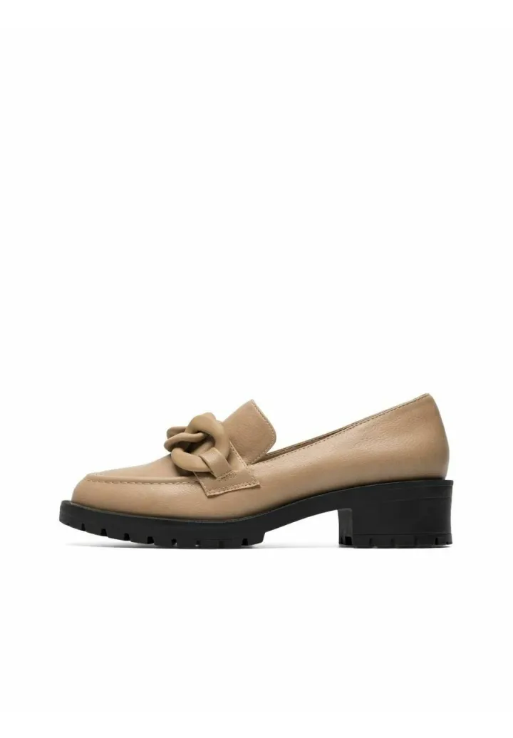 BIACLAIRE CHAIN CARNATION - Slipper - nougat