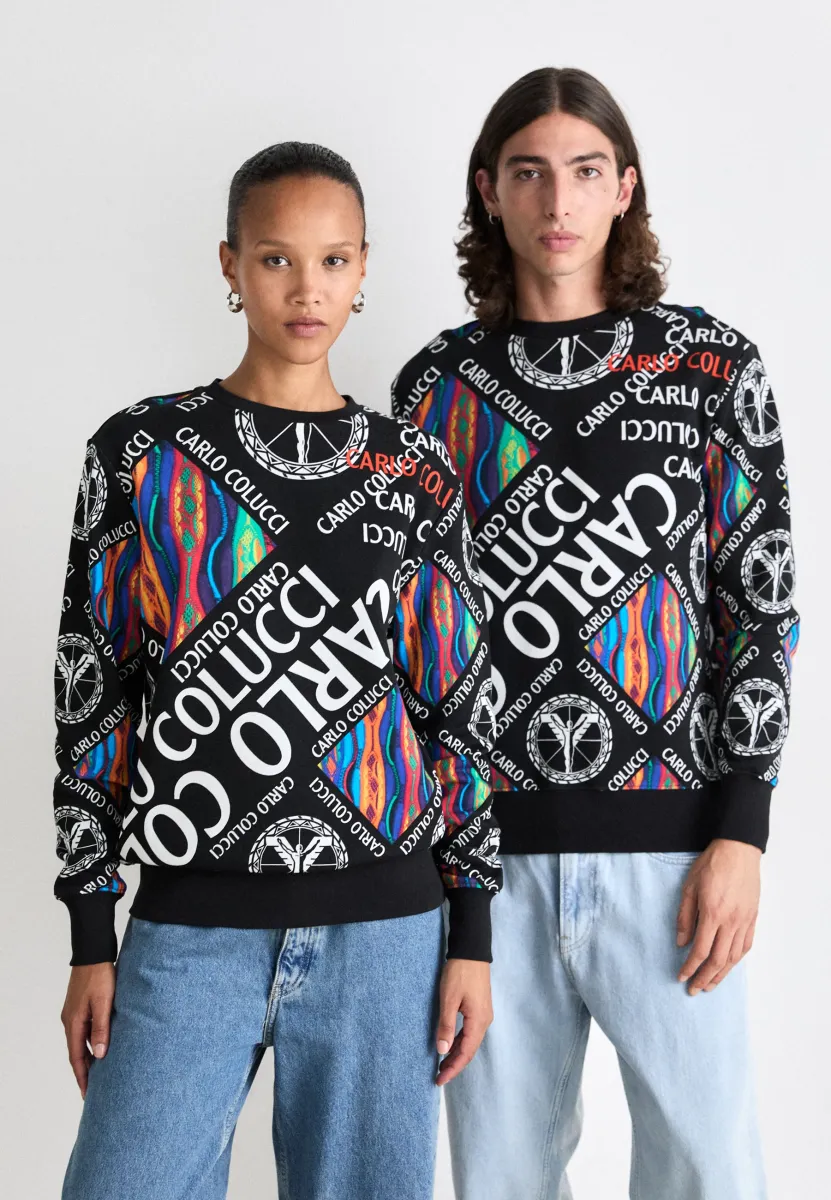 BIG LETTERS UNISEX - Sweatshirt - black