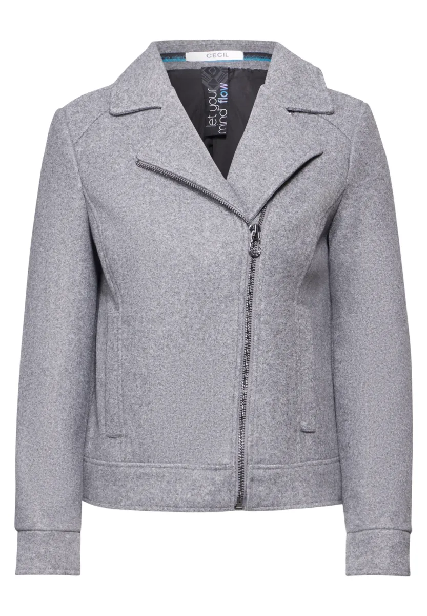 BIKER - Blazer - grau