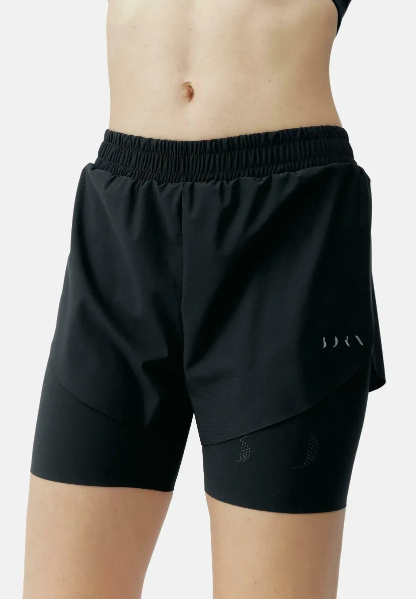BIKILA - Kurze Sporthose - black