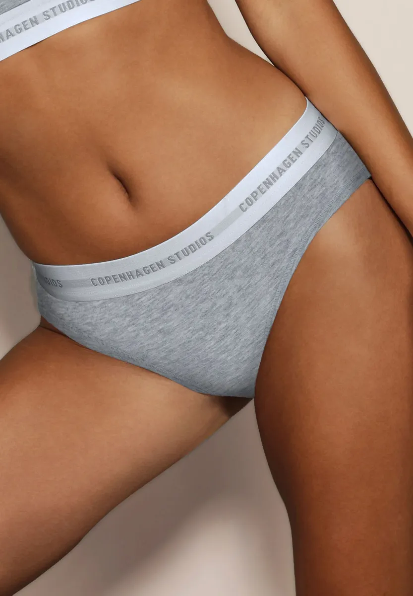 Bikini-Hose - grey melange