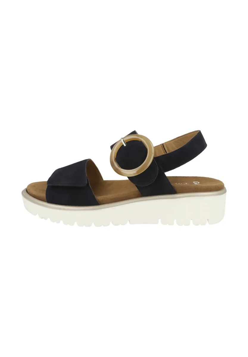 BILBAO - Keilsandalette - blue