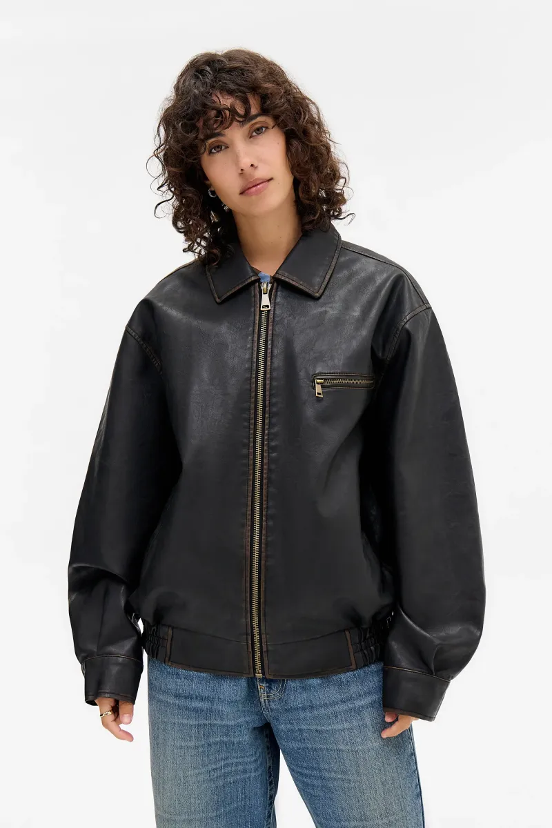 BILLIE - Bomberjacke - dark brown