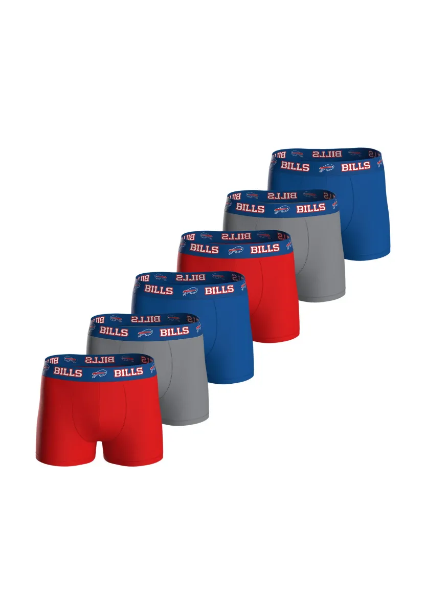 BILLS 6-PACK - Boxer Briefs - blu/red/mgr
