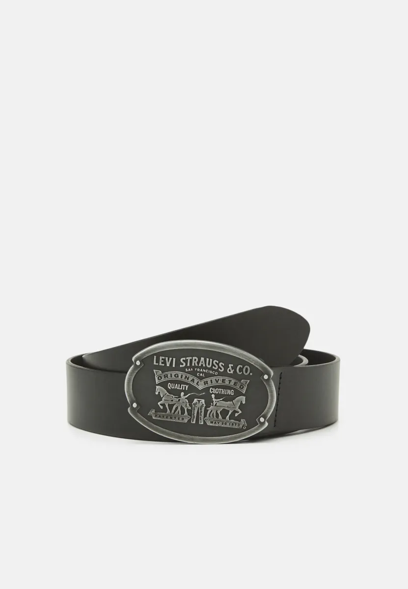 BILLY PLAQUE BELT - Gürtel - regular black