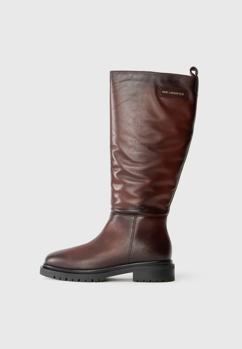 BINKY HIGH LEG BOOT - Stiefel - dark brown